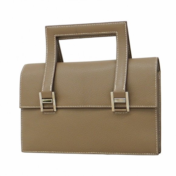 Hermes Hermès 365PM Chevre Etoupe Handbag, K Stamp, Women's - Picture 1 of 15